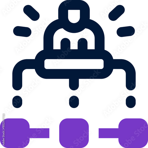 accounting duotone icon. Sleek and modern vector icon for websites, mobile apps, marketing materials, and corporate design. Fully scalable and ready to use.