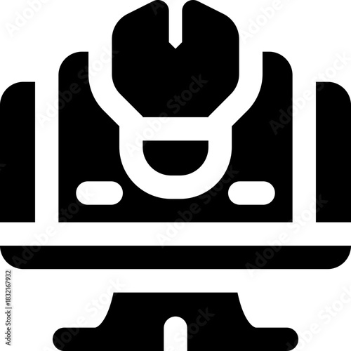 teamwork glyph icon. Strong and solid vector icon for websites, mobile interfaces, presentations, and visual branding. High quality and easy to edit.