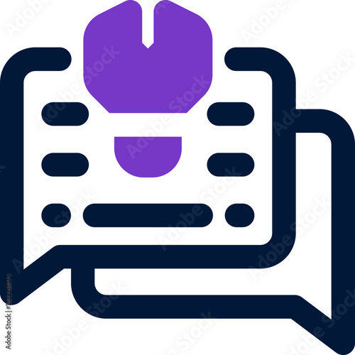 presentation duotone icon. Sleek and modern vector icon for websites, mobile apps, marketing materials, and corporate design. Fully scalable and ready to use.