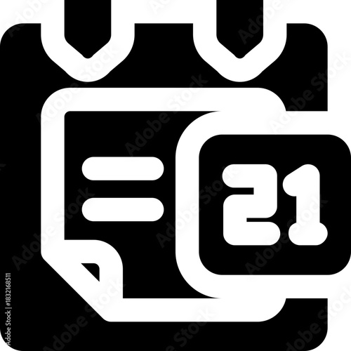 insurance agent glyph icon. Strong and solid vector icon for websites, mobile interfaces, presentations, and visual branding. High quality and easy to edit.