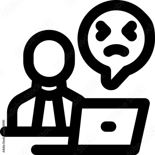 friendly line icon. Clean and minimalist vector icon for websites, mobile apps, presentations, and logos. Fully scalable and customizable for any project.