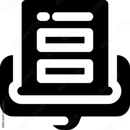 good feedback glyph icon. Strong and solid vector icon for websites, mobile interfaces, presentations, and visual branding. High quality and easy to edit.