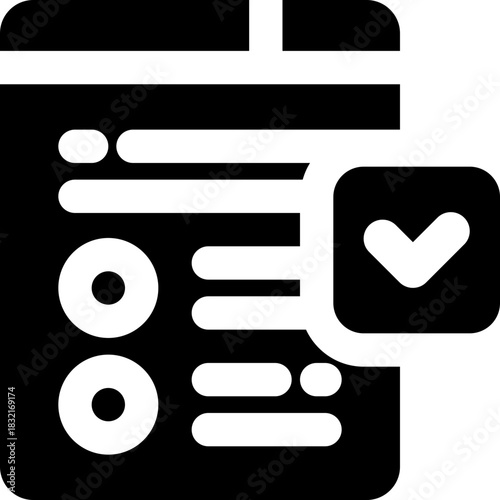 comment glyph icon. Strong and solid vector icon for websites, mobile interfaces, presentations, and visual branding. High quality and easy to edit.