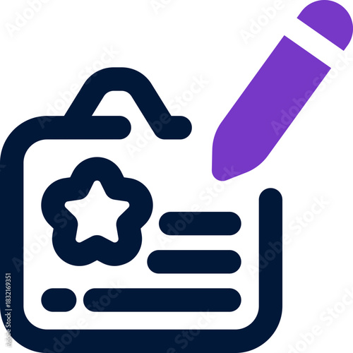 reputation duotone icon. Sleek and modern vector icon for websites, mobile apps, marketing materials, and corporate design. Fully scalable and ready to use.