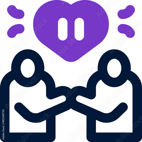 limited duotone icon. Sleek and modern vector icon for websites, mobile apps, marketing materials, and corporate design. Fully scalable and ready to use.