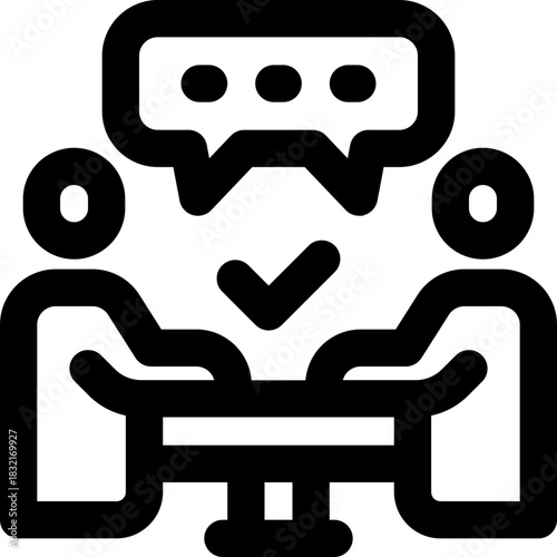 coffee break line icon. Clean and minimalist vector icon for websites, mobile apps, presentations, and logos. Fully scalable and customizable for any project.