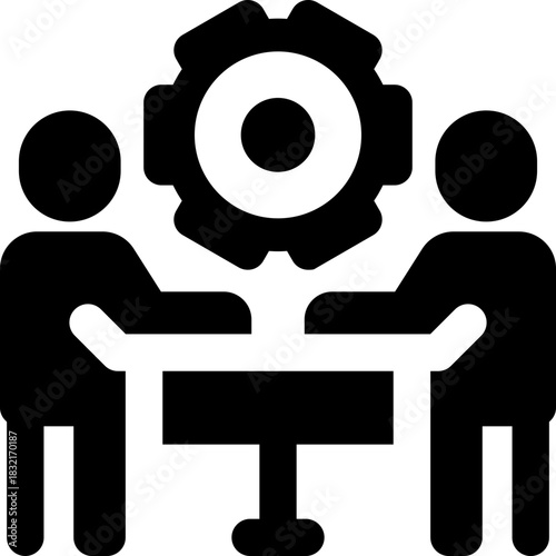 customer satisfaction glyph icon. Strong and solid vector icon for websites, mobile interfaces, presentations, and visual branding. High quality and easy to edit.