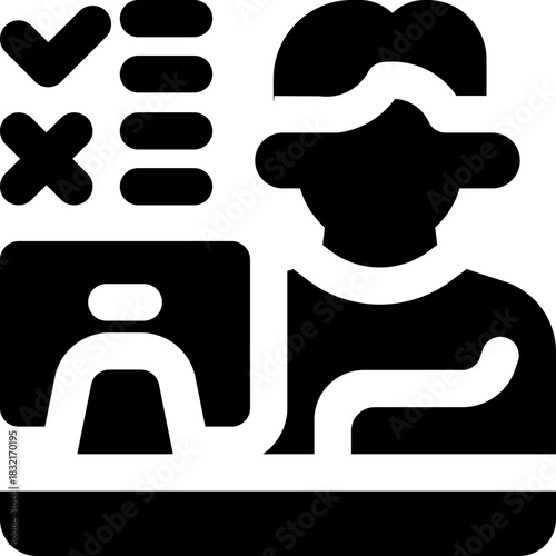 partner glyph icon. Strong and solid vector icon for websites, mobile interfaces, presentations, and visual branding. High quality and easy to edit.