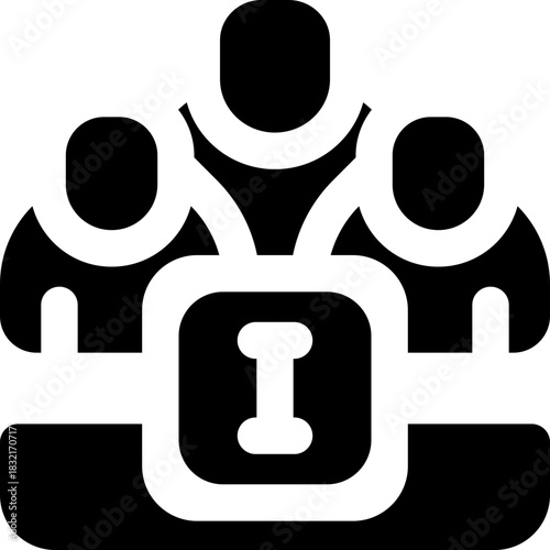 business card glyph icon. Strong and solid vector icon for websites, mobile interfaces, presentations, and visual branding. High quality and easy to edit.