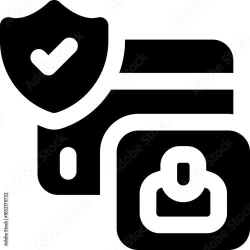 fake glyph icon. Strong and solid vector icon for websites, mobile interfaces, presentations, and visual branding. High quality and easy to edit.