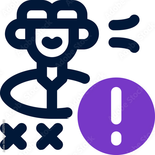 reputation duotone icon. Sleek and modern vector icon for websites, mobile apps, marketing materials, and corporate design. Fully scalable and ready to use.