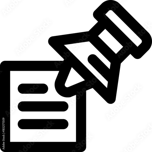 checklist line icon. Clean and minimalist vector icon for websites, mobile apps, presentations, and logos. Fully scalable and customizable for any project.