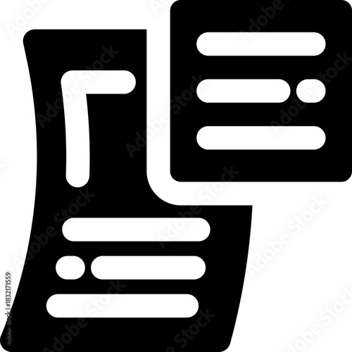 reminder glyph icon. Strong and solid vector icon for websites, mobile interfaces, presentations, and visual branding. High quality and easy to edit.