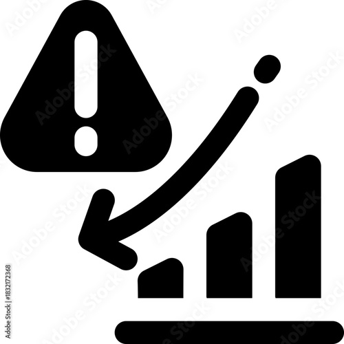 avoid glyph icon. Strong and solid vector icon for websites, mobile interfaces, presentations, and visual branding. High quality and easy to edit.