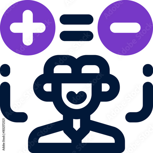 recession duotone icon. Sleek and modern vector icon for websites, mobile apps, marketing materials, and corporate design. Fully scalable and ready to use.