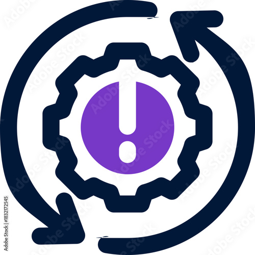 process duotone icon. Sleek and modern vector icon for websites, mobile apps, marketing materials, and corporate design. Fully scalable and ready to use.