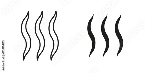 Aroma icon vector design. icon doodle hand drawn.