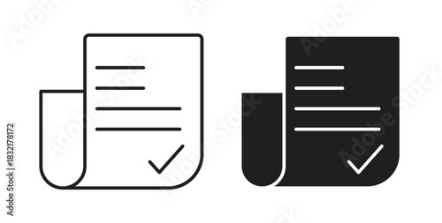 Consent icon vector design. icon doodle hand drawn.