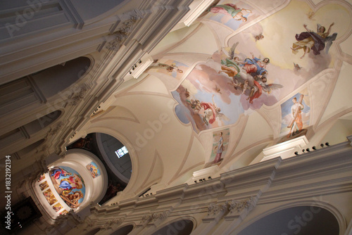 Canvas Print baroque cathedral in noto in sicily in italy