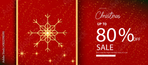 Christmas Mega Sale Creative Web Ad Template