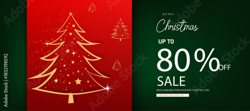 Christmas Mega Sale Creative Web Ad Template