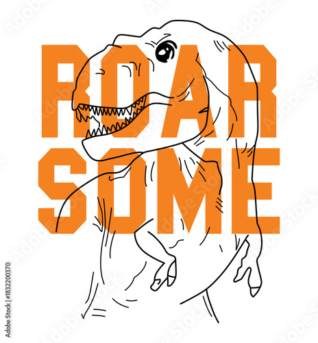 roar game dinasour vector art illustrations 