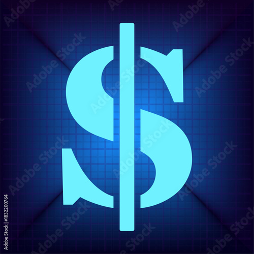 Vector illustration on a blue background