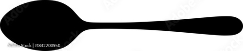 Spoon Silhouette Vector