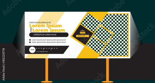 Bill Board for Constraction banner, design, business, vector, sign, symbol, template, card, icon, logo, set, car, web, truck, infographic, map, road, construction, layout, transport