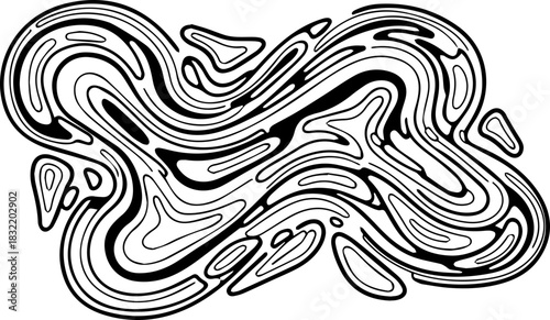 Dynamic flowing lines create a mesmerizing abstract pattern perfect for modern design projects, adding visual interest and movement.