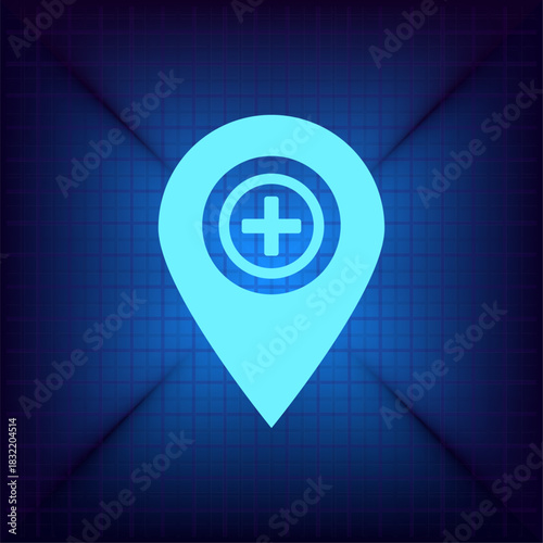 Vector illustration on a blue background