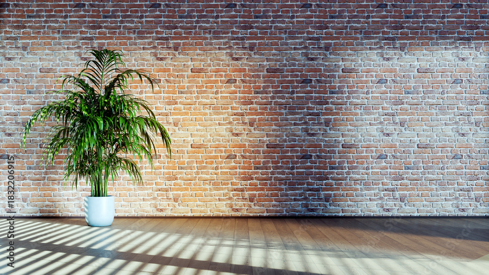 Fototapeta premium Large luxury modern bright interiors Living room mockup illustration 3D rendering image