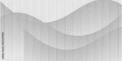 Abstract geometric background with wavy vertical lines. wave line translucent. Suit for banner, web, poster, pamflet, brochure and presentation