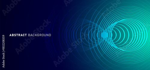 Technology digital speed connect blue green background, cyber nano information, abstract communication, innovation future tech data, internet network connection, Ai big data, line dot illustration