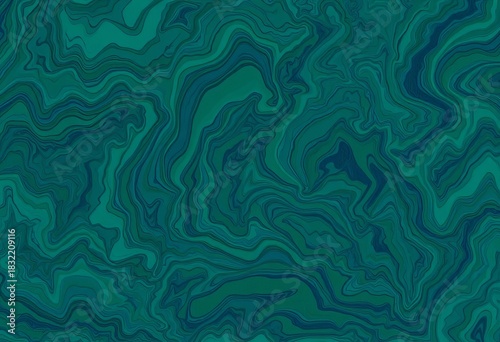 Swirling, abstract pattern of deep blues and greens in a marbled paper texture,  mottled,  abstract