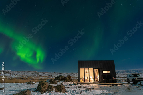 Dancing lights over Iceland