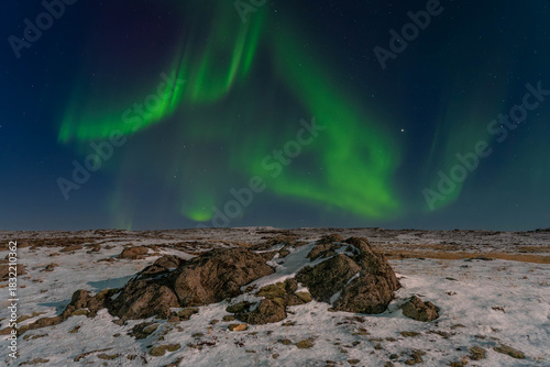 Dancing lights over Iceland