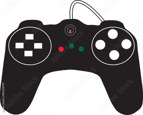 game controller isolated on white