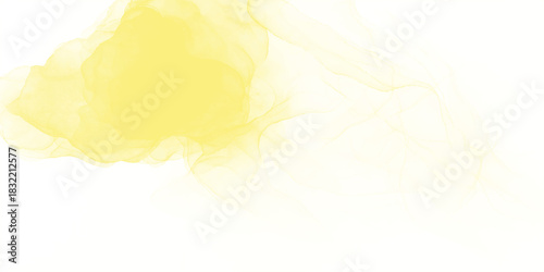 Vintage grunge abstract watercolor background vector illustration with a light orange and yellow paint texture on aged parchment paper art canvas