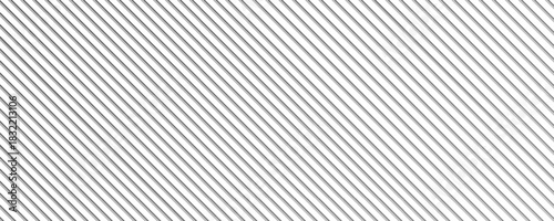Slash line. Border with diagonal lines. Angle of tilt stripes. Black pattern of footer isolated vector on white background. vector illustration
