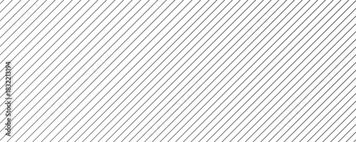 Slash line. Border with diagonal lines. Angle of tilt stripes. Black pattern of footer isolated vector on white background.