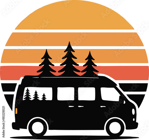 vector illustration of a bus