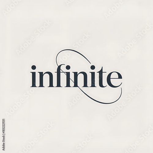 The word infinite stylized with an infinity symbol