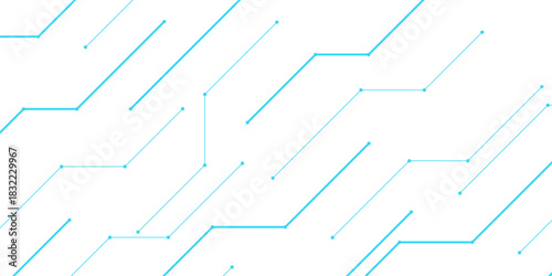 Icon with glowing pixels on technology circuit board. Gray and white technology background digital systems Hi-tech technology pattern. Electronic motherboard with a network of black lines and dots