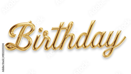 Celebrate a Special Birthday With a Shiny Gold Decoration for a Joyful Occasion