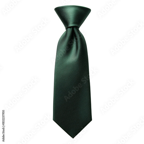 Elegant Green Tie Perfect for Formal Occasions and Professional Attire During...