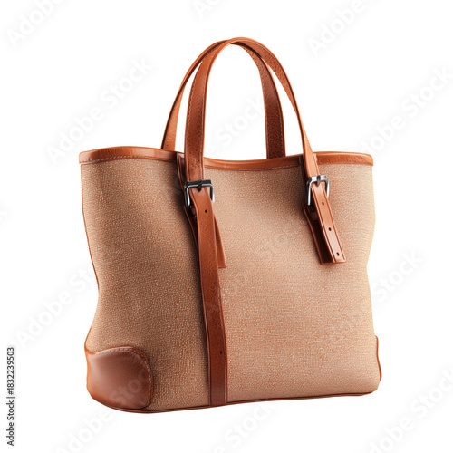 Stylish Tote Bag With Leather Accents for Everyday Use and Casual Outings