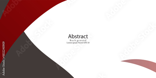 Red and Black Modern Wave Abstract Background. Modern concept for graphic design, background, web design, poster, banner, book, slideshow.