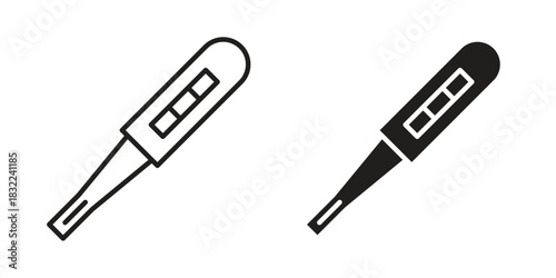 Pregnancy test icon symbol. Classic flat and linr style