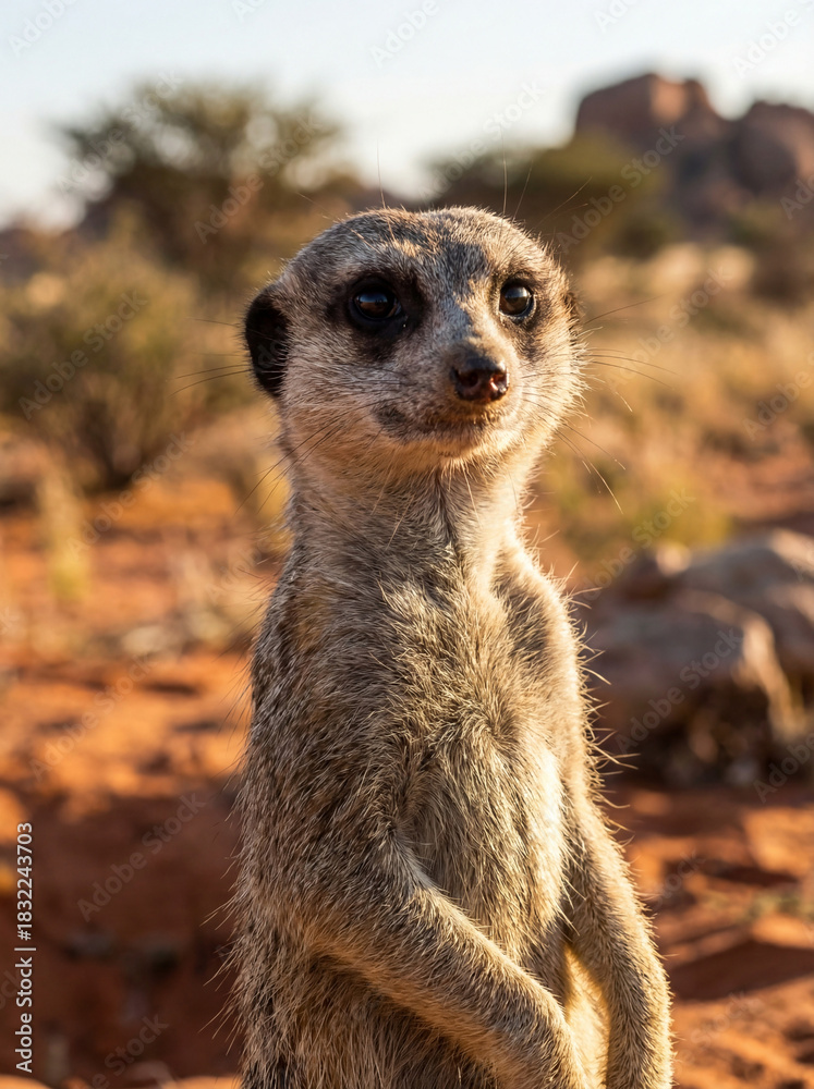 Fototapeta premium meerkat on guard